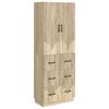 vidaXL Ensemble de Meubles 2 pc 66 x 34,5 x 87 cm Bois d'ing&eacute;nierie