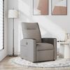 vidaXL Fauteuil inclinable Taupe Tissu