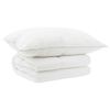 vidaXL Ensemble de couette et d'oreiller 2 pc 135x200 cm &Eacute;t&eacute; 140 GSM