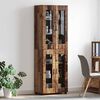 vidaXL Haut Armoire avec &eacute;tag&egrave;re FLORIN Bois ancien 60 x 35 x 182 cm