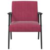 vidaXL fauteuil Bordeaux 59 x 75 x 78 cm Velours
