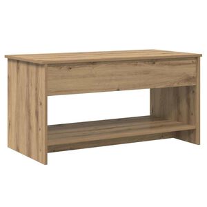 vidaXL Table basse Ch&ecirc;ne artisanal 80 x 50,5 x 41,5 cm