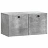 vidaXL Meuble TV mural Gris b&eacute;ton 59,5 x 31 x 30 cm Bois d'ing&eacute;nierie