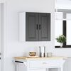 vidaXL Armoire murale de cuisine Porto noir bois d'ingénierie