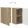 vidaXL Ensemble meuble TV 4 pcs Ch&ecirc;ne Sonoma Bois d'ing&eacute;nierie