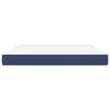 vidaXL Matelas de lit à ressorts ensachés Bleu 160x200x20 cm Tissu