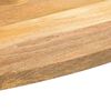 vidaXL Dessus de table 80x40x3,8 cm ovale bois massif de manguier