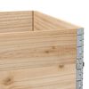 vidaXL Colliers de palette 3 pcs 120x80 cm bois de pin solide