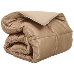 vidaXL Duvet d'hiver 135 x 200 cm 450 g/m&sup2; Dor&eacute;