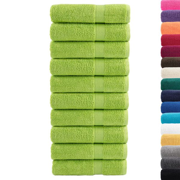 vidaXL Serviettes de douche de qualit&eacute; sup&eacute;rieure SOLUND 10 pcs