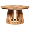 vidaXL Table d'appoint Marron 70 x 70 x 40 cm Bois de teck massif