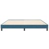 vidaXL Cadre de lit sans matelas bleu fonc&eacute; 200x220 cm velours