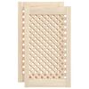 vidaXL Portes d'armoires en treillis 2 pcs 39,5x69 cm pin massif