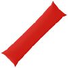 vidaXL Coussin avec oreiller HEERLEN Rouge 40 x 145 cm Polyester