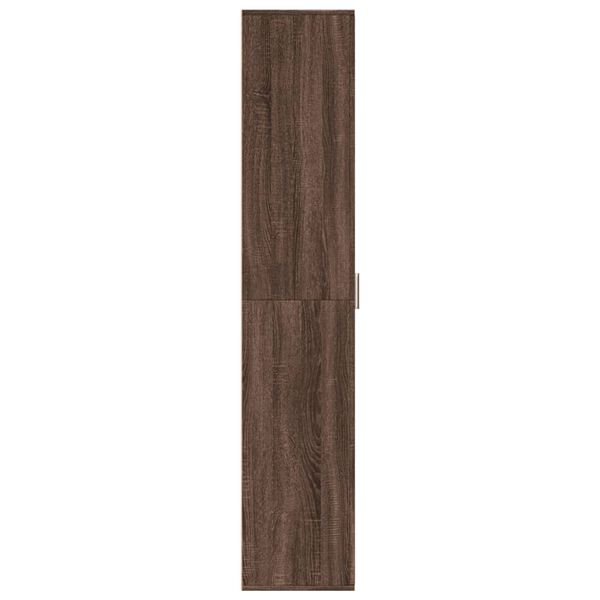 vidaXL Buffet haut chêne marron 60x35x180 cm bois d'ingénierie