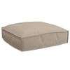 vidaXL Set de coussins de palette 2 pcs Taupe Tissu Oxford