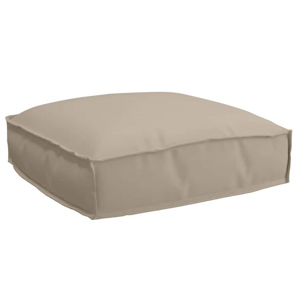 vidaXL Set de coussins de palette 2 pcs Taupe Tissu Oxford