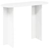 vidaXL Table console Blanc 100 x 39,5 x 75 cm Bois d'ing&eacute;nierie
