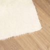 vidaXL Tapis shaggy &agrave; poils longs NAVARRA cr&egrave;me 240x240 cm polyester