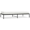 vidaXL Cadre de lit m&eacute;tal sans matelas noir 100x200 cm