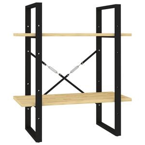 vidaXL Biblioth&egrave;que &agrave; 2 niveaux 60x30x70 cm Bois de pin massif