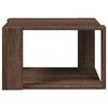 vidaXL Table basse ch&ecirc;ne marron 51,5x51,5x30 cm bois d'ing&eacute;nierie