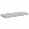 vidaXL &Eacute;tag&egrave;res murales flottantes 2 pcs gris b&eacute;ton 60x23,5x3,8 cm MDF