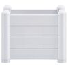 vidaXL Lit sur&eacute;lev&eacute; de jardin PP Blanc 43x43x35 cm