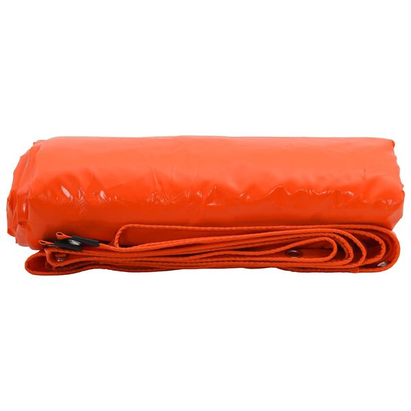 vidaXL Bâche 650g / m² Orange 1 x 2,5 m Toile avec revêtement en PVC