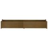 vidaXL Jardini&egrave;res 2 pcs Marron miel 200x31x31 cm Bois de pin massif