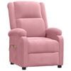 vidaXL Fauteuil &eacute;lectrique de massage Rose Velours