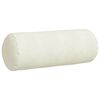 vidaXL Coussins d'accent 2 pcs Crème Ø 25 x 70 cm
