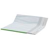 vidaXL Surmatelas Blanc et vert 180 x 200 cm Tissu Jacquard