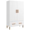 vidaXL Buffet Blanc 70x31x115 cm Bois d'ing&eacute;nierie