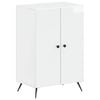 vidaXL Cabinet &agrave; chaussures BREDA 59,5 x 39,5 x 90 cm Blanc brillant