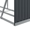 vidaXL Porte-bûches Anthracite 234 x 45 x 100 cm Acier galvanisé
