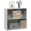 vidaXL Biblioth&egrave;que sonoma gris 80x30x77 cm bois d'ing&eacute;nierie