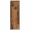 vidaXL Support pour plantes vieux bois 33x33x100 cm bois d'ing&eacute;nierie