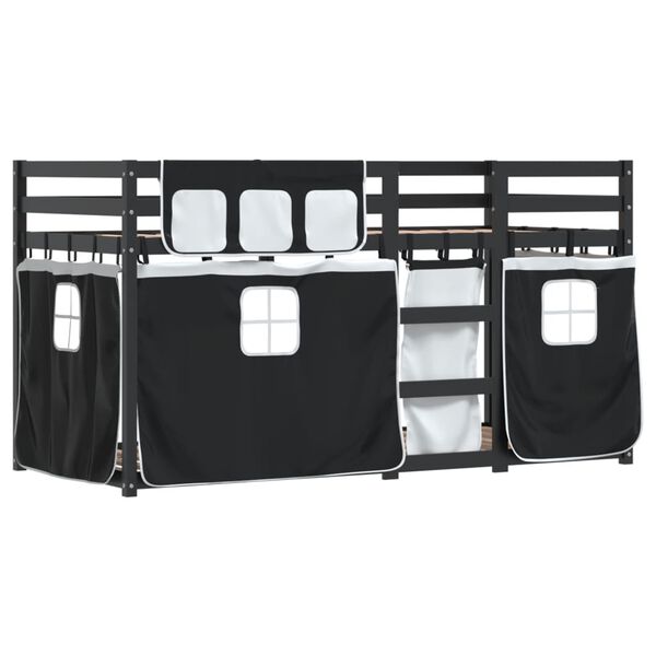 vidaXL Lit superpos&eacute; sans matelas 90x200 cm bois de pin massif