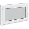 vidaXL Fen&ecirc;tre de sous-sol RISOR 100 x 50 cm PVC et verre Anthracite