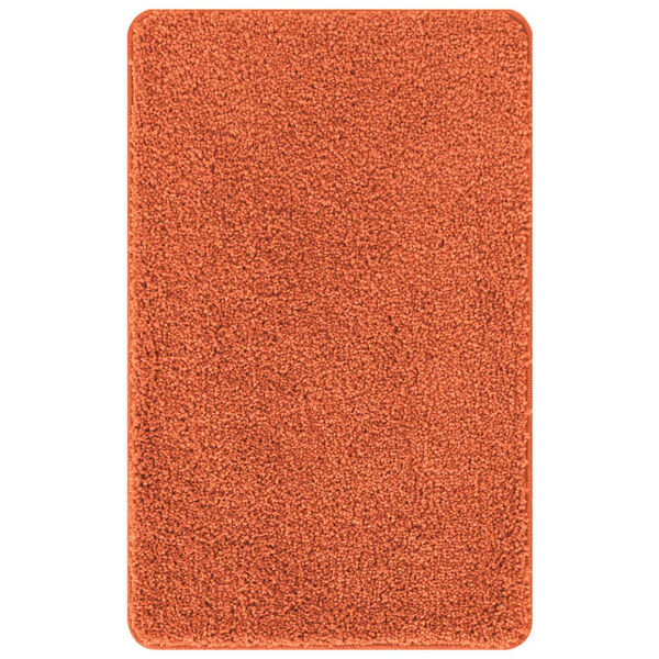 vidaXL Tapis de bain antidérapant Orange 50 x 80 cm PP