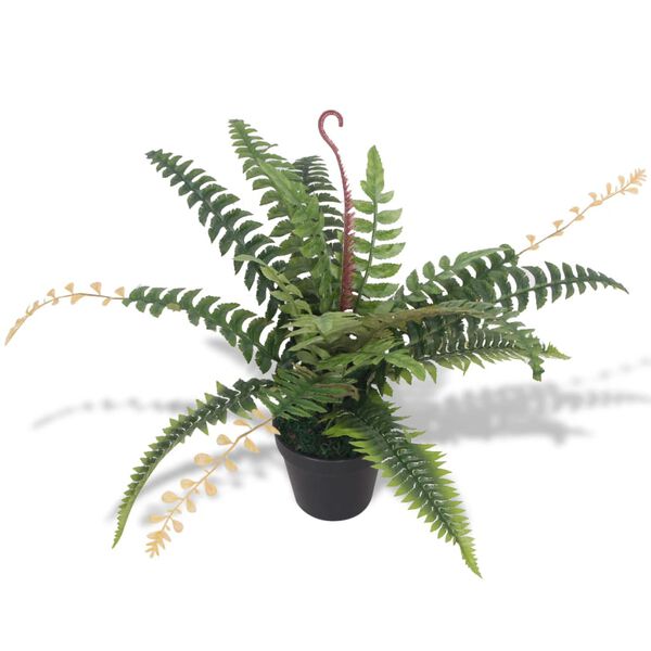vidaXL Plante artificielle avec pot Foug&egrave;re 50 cm Vert