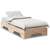 vidaXL Cadre de lit sans matelas empilable 90x200 cm bois massif
