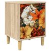 vidaXL Table de chevet GENNEP Ch&ecirc;ne Sonoma 36 x 33 x 50 cm