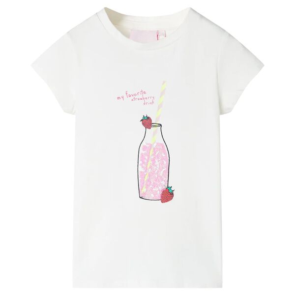 T-shirt pour enfants &eacute;cru 104