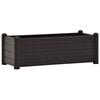 vidaXL Lit sur&eacute;lev&eacute; de jardin PP Anthracite 100x43x35 cm