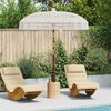 vidaXL Parasol Macramé Crème 190 x 190 x 260 cm