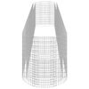 vidaXL Lit surélevé à gabion Fer galvanisé 600x100x100 cm
