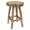 H&S Collection Tabouret 42 cm Bois de teck