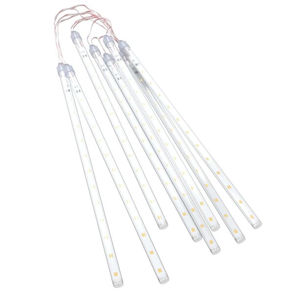 vidaXL Guirlandes lumineuses 8 pcs 30 cm 192 LED blanc chaud